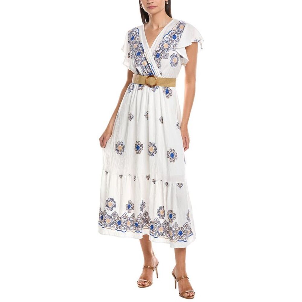 Anna Kay Womens  Giada Midi Dress, Blue